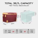 Alcool IR42 39,7L Réfrigérateur de Voiture portable congélateur et réfrigérateur, Glaciere Électrique à Compression pour Maison, dortoir, Camping (rouge) – Image 8