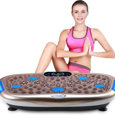 Byjia Machine De Gym À Plaque Vibrante, Plateforme d’exercice De Massage Shiatsu À Aimant pour Les Pieds – pour La Perte De Poids Et La Tonification du Corps