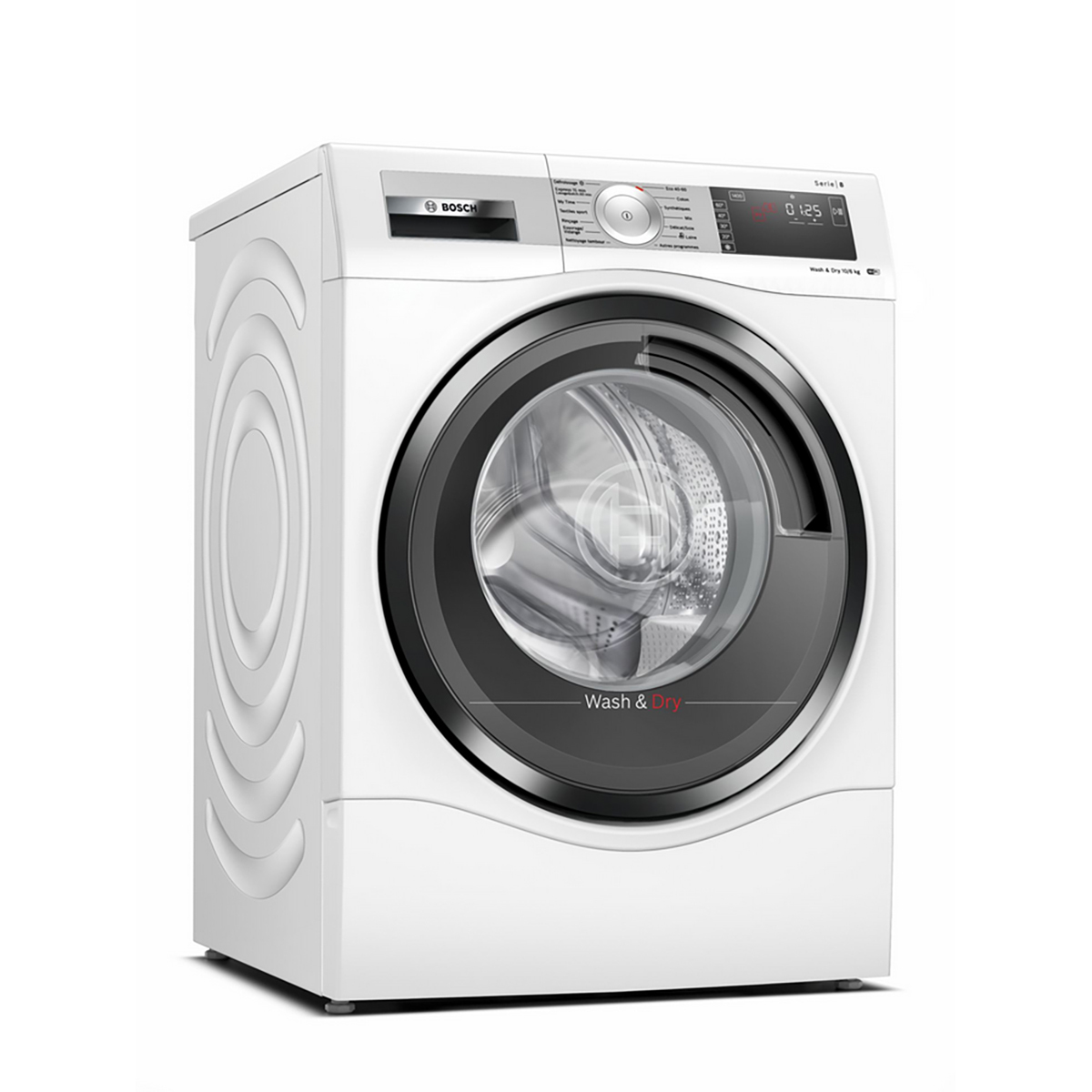 Lave-linge séchant hublot 10/6kg 1400tours/min - wdu8h501ff - BOSCH – Image 4