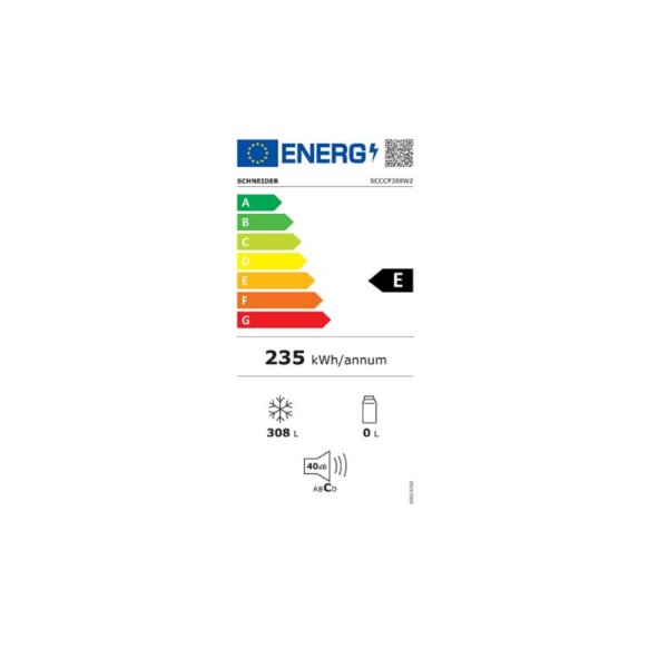 Congélateur coffre 112cm 308l - SCCCP300W2 - SCHNEIDER – Image 2