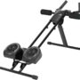 VITALmaxx Fitmaxx5 ou Abmaxx6 appareil abdominal pliable avec ordinateur d'entraînement | Appareil de fitness pour débutants et avancés, entraîne presque tout le corps | 5 niveaux de difficulté