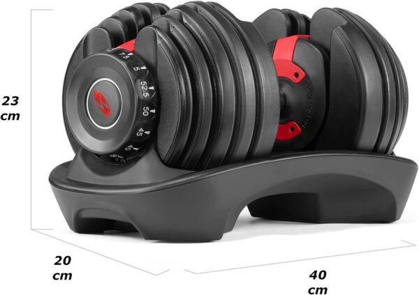 Bowflex Haltère Compact à Charge Variable SelectTech (prix pour 1 haltère) – Image 2