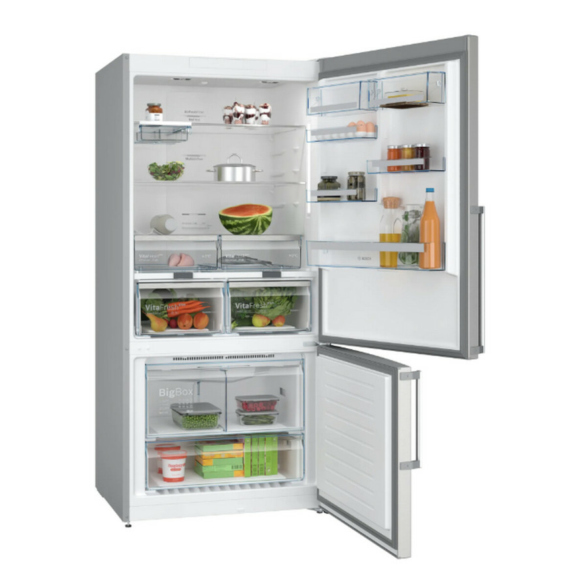 Réfrigérateur combiné 86cm 631l nofrost inox - KGN86AIDR - BOSCH – Image 2