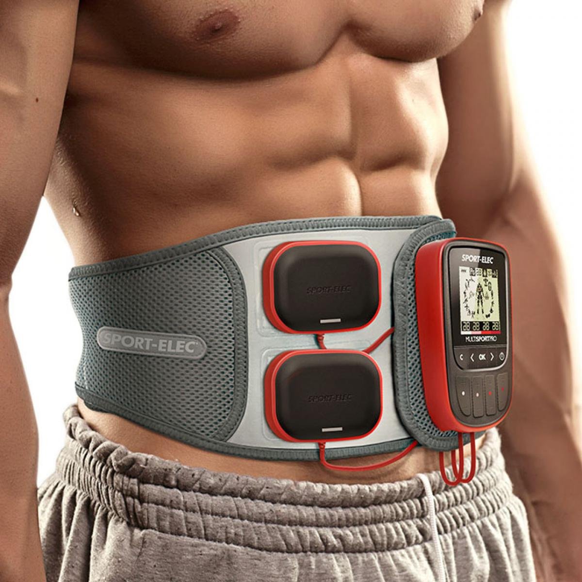 Multisport pro ceinture abdominale multiposition sport Sport Elec Electrostimulation