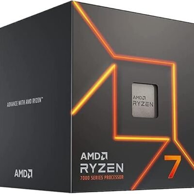 AMD Ryzen™ 7 7700 Processeur avec Ventirad Wraith Prism, 8 Cœurs/16 Threads Débridés, Architecture Zen 4, 40MB L3 Cache, 65 W TDP, Jusqu’à 5,3 GHz Fréquence Boost, Socket AMD 5, DDR5 & PCIe 5.0