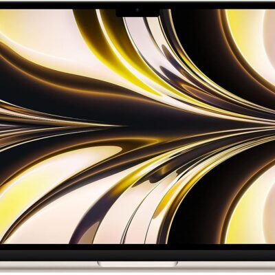 Apple 2022 MacBook Air avec Puce M2 : écran Liquid Retina de 13,6 Pouces, 8GB de RAM, 256 Go de Stockage SSD ; Lumière stellaire