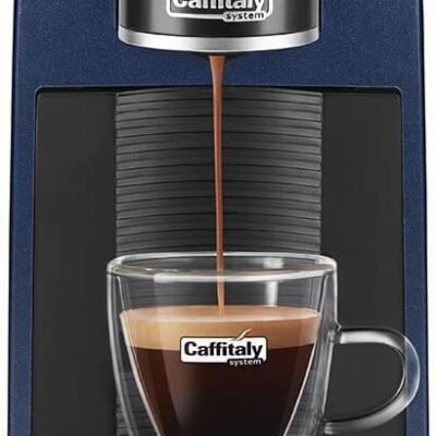 Caffitaly System, Arka S33R Machine à café pour capsules originales Caffitaly, compacte, rapide et silencieuse, système multi-boissons, dosage automatique, allumage rapide, auto-signature, 42 kWa, [Classe énergétique A+]