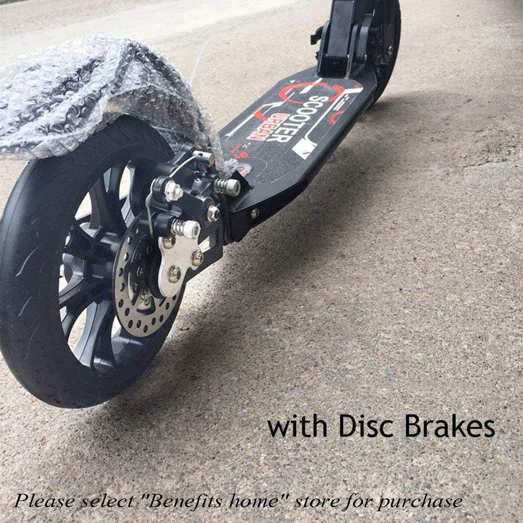 Trottinette, Trottinette Grande Roue, Scooter Adulte Jeune avec Double Suspension Double Frein, Scooter De Banlieue Pliant Élégant, Charge 100KG (Non Électrique) – Image 4