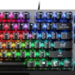 MSI Vigor GK71 Sonic Red FR Clavier Gaming Mécanique,AZERTY FR,Switches Sonic Red,Touches ClearCaps,Raccourcis Multimédia,Repose-Poignets Ergonomique,Mystic Light,USB 2.0,Pleine Taille Noir – Image 8