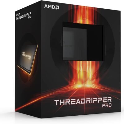 AMD RYZEN THREADRIPPER Pro 5965WX (Version boîte), Freq Max 4.5GHz, Freq de Base 3.8GHz, 24 coeurs/48 Threads, 128 MO Cache L3, 280W TDP Gris