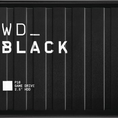 WD_BLACK P10 de 5 To Le disque de jeux est compatible avec PC et Console pour un accès à votre bibliothèque de jeux lors de vos déplacements