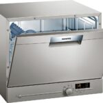 Lave vaisselle mini Siemens SK26E821EU - Mini lave vaisselle- Classe A+ / 48 decibels - 6 couverts - Silver Inox bandeau : Silver