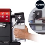 Breville Machine à café et expresso PrimaLatte II | Pompe italienne à 19 bars | convient pour le café en poudre ou en dosettes | Mousseur à lait automatique intégré | Noir / rouge | VFC109X-01 – Image 5