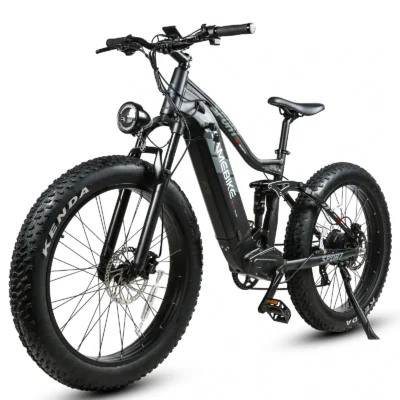 SAMEBIKE RS-A08 17Ah 48V 750W Vélo Électrique Smart Bike 26 Pouces Autonomie de 65 à 100 km Charge Max 100-150 kg Avec Prise EU Frein à Disque Double