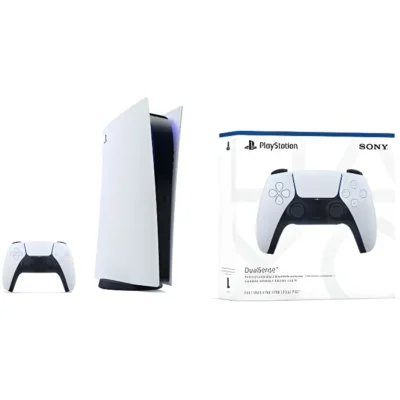 PACK Playstation 5 Edition Standard + 2ème Manette blanche