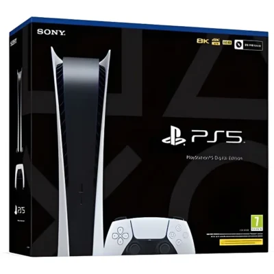 PS5 Console Sony PlayStation 5 – Digital Edition, 825 GB, 4K, HDR