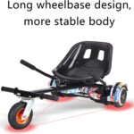 Wgwioo Hoverkart Réglable, avec Suspension pour Accessoires De Hoverboard 6.5 8 10 Pouces, Siège De Support De Kart, Scooter Électrique Intelligent, Karting, pour Adultes/Enfants – Image 8