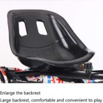 Wgwioo Hoverkart Réglable, avec Suspension pour Accessoires De Hoverboard 6.5 8 10 Pouces, Siège De Support De Kart, Scooter Électrique Intelligent, Karting, pour Adultes/Enfants – Image 2