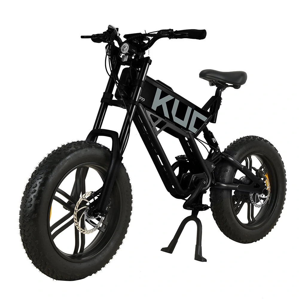 élo électrique KUGOO T01 48V 13Ah 500W 20*4.0 Pouces Autonomie de 35-45KM Charge maximale 120KG