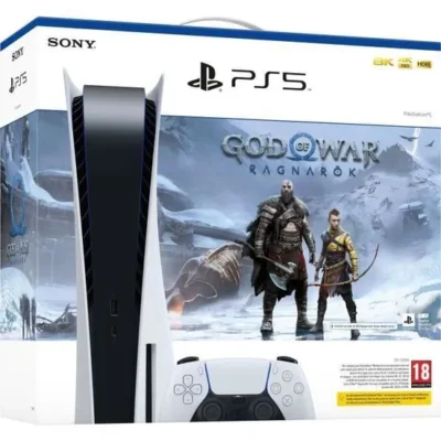 Pack PS5 : Console PlayStation 5 – Édition Standard + God of War : Ragnarök