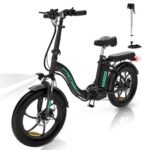 Vélo électrique Pliable HITWAY – Pneus 20'' X 3,0/4,0, Moteur 250 W, Batterie 48 V 15 Ah, 7 Vitesses, Autonomie 100 Km