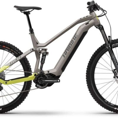 Haibike AllMtn 2 Gloss Grey Lemon Blk VTT tout suspendu électrique