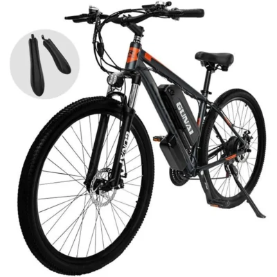 Vélo électrique GUNAI GN29 29″ VTT 750W 15Ah 50KM/H Max SHIMANO 21 Vitesses – Gris