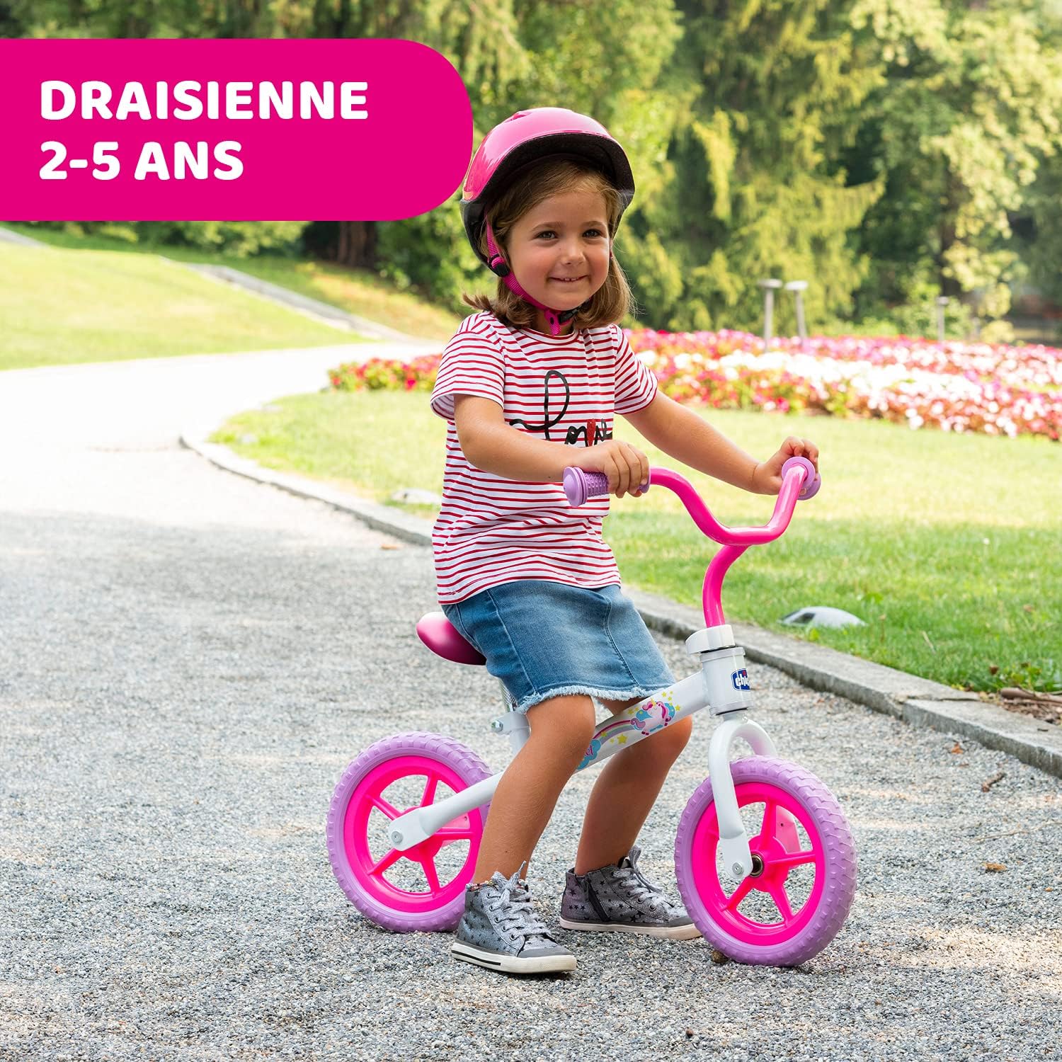 Chicco Draisienne Bébé, Velo sans Pédales avec Guidon et Selle Réglables, 25 Kg Maxi, Comet - Jeux pour Enfants de 2 à 5 Ans – Image 3