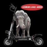 HWWH Trotinette Electrique Adulte Puissante Scooter Electrique Double Moteurs 2 Roues 11in Pneus Hors Route 60V 33/38Ah Batterie au Lithium Haute Capacité Autonomie de 90-100km – Image 4