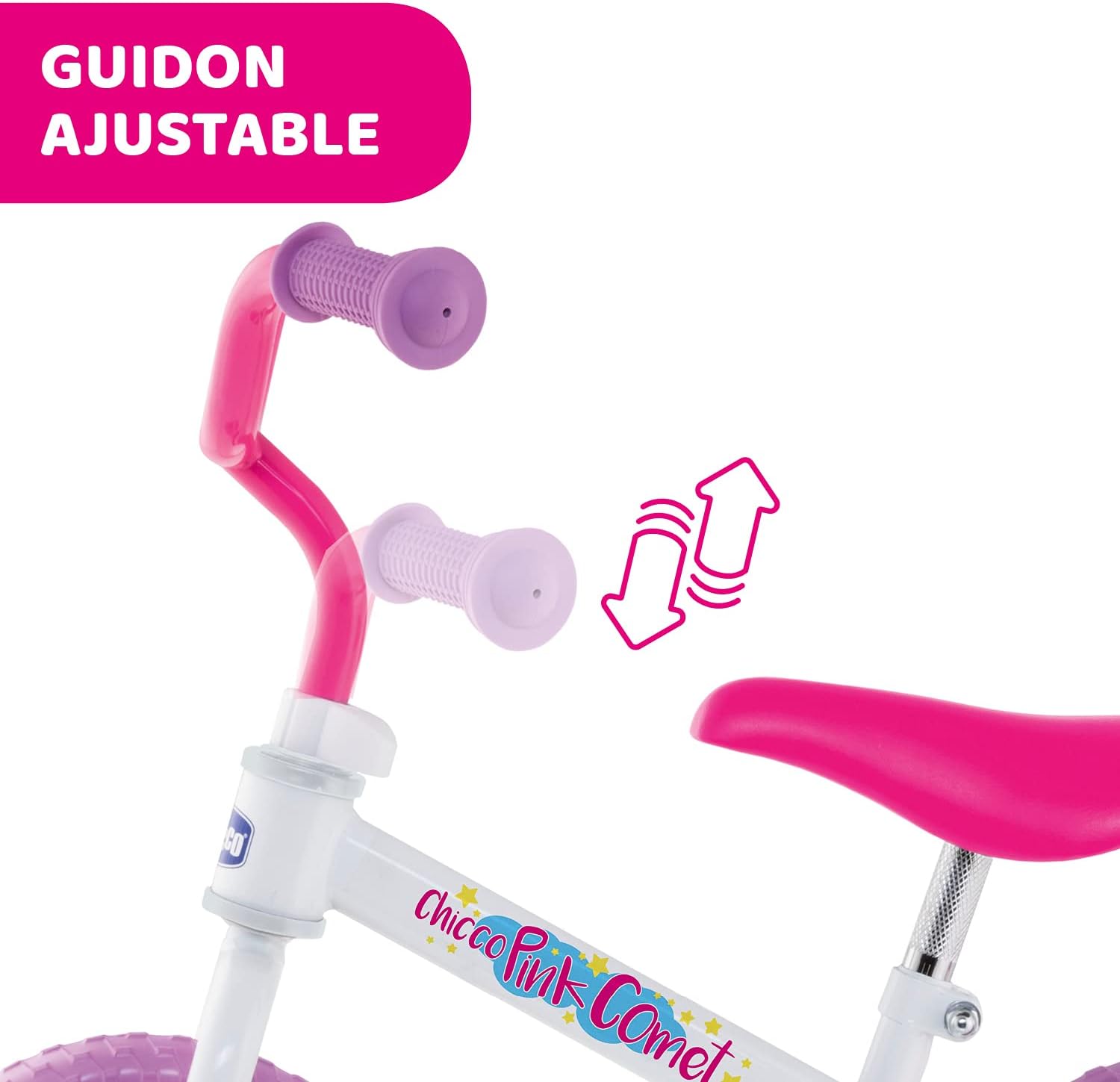 Chicco Draisienne Bébé, Velo sans Pédales avec Guidon et Selle Réglables, 25 Kg Maxi, Comet - Jeux pour Enfants de 2 à 5 Ans – Image 5