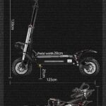 HWWH Trotinette Electrique Adulte Puissante Scooter Electrique Double Moteurs 2 Roues 11in Pneus Hors Route 60V 33/38Ah Batterie au Lithium Haute Capacité Autonomie de 90-100km – Image 5
