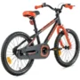 Vélo électrique musculaire enfant Leader Fox Arrezzo 2021 18" - noir / orange - 115/125 cm