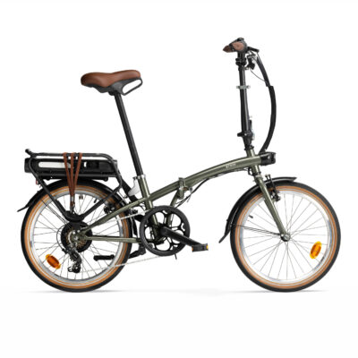 Vélo pliant électrique E FOLD 500 Vert.