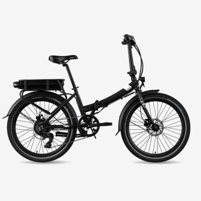 Vélo de Ville Pliant à Assistance Électrique 24″ – Legend Siena 13Ah Noir