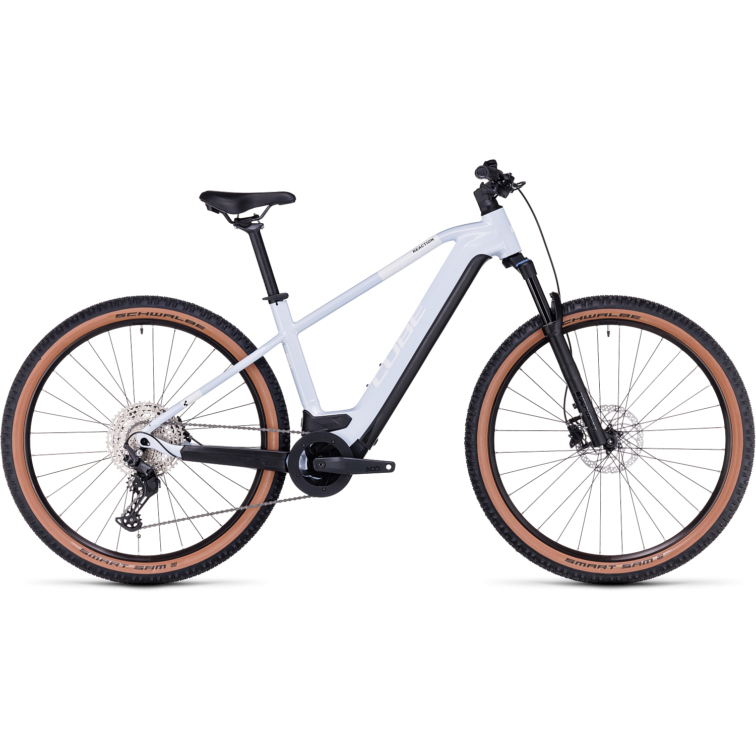 CUBE VTT Électrique - REACTION HYBRID Pro 750 - 2023 - flashwhite / black