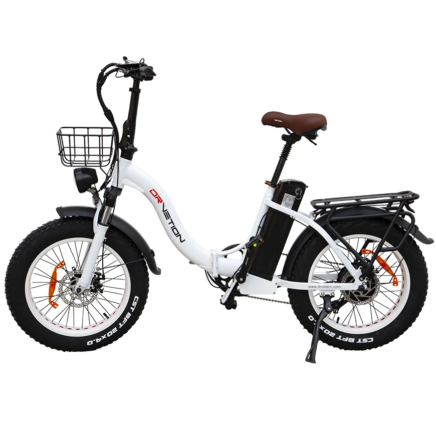 DRVETION CT20 48V 20AH Batterie Samsung 750W 20 * 4,0 Pouces Vélo électrique pliable à pneus gras 80-110KM Kilométrage maximal 150KG Charge utile Vélo électrique – Image 4