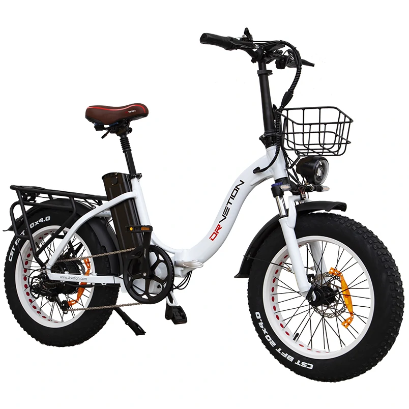 DRVETION CT20 48V 20AH Batterie Samsung 750W 20 * 4,0 Pouces Vélo électrique pliable à pneus gras 80-110KM Kilométrage maximal 150KG Charge utile Vélo électrique – Image 6