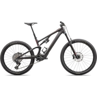 Specialized VTT Électrique Carbone – TURBO LEVO SL EXPERT – 2023 – red tint over carbon / maroon / silver dust