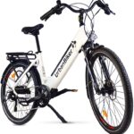 URBANBIKER Vélo électrique Ville Sidney,Blanc, 26". Batterie Lithium (cellules Samsung) ION 540 Wh (15 Ah 36 V), 7 Vitesses. Freins hydrauliques. – Image 9