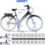 URBANBIKER Vélo électrique Ville Sidney,Blanc, 26". Batterie Lithium (cellules Samsung) ION 540 Wh (15 Ah 36 V), 7 Vitesses. Freins hydrauliques. – Image 8