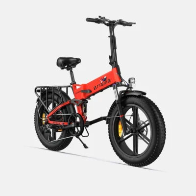 Engine X Vélo électrique pliant de gamme 250W 120KM avec pneus tout terrain 20*4.0