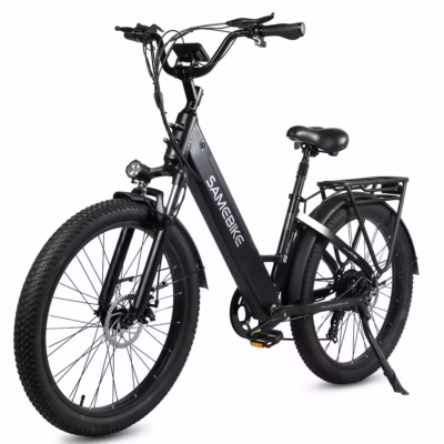 Samebike RS-A01 Pro Vélos Électriques 500W, Vélo de Montagne 27,5″ VTT Électrique, Batterie Amovible 36V 15Ah, E-Bike Urbain pour Adulte