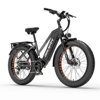 Dukawey DM530 Plus 1000W 26″ Fat Bike 1040Wh Vélo électrique tout-terrain Batterie 52V 20Ah SUV E-Bike